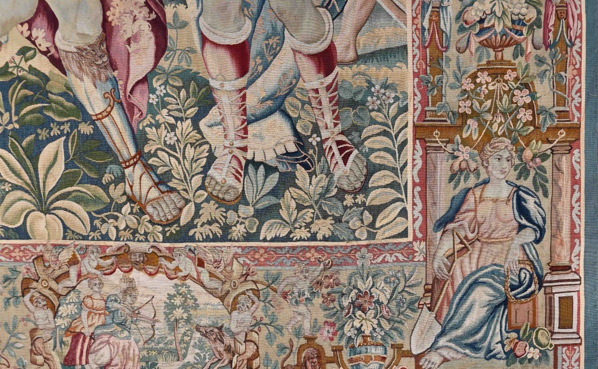 Histoire de Pompée, La Soumission de Labiénus - Tapisserie Atlier Tabard à Aubusson - N° 1419-photo-3