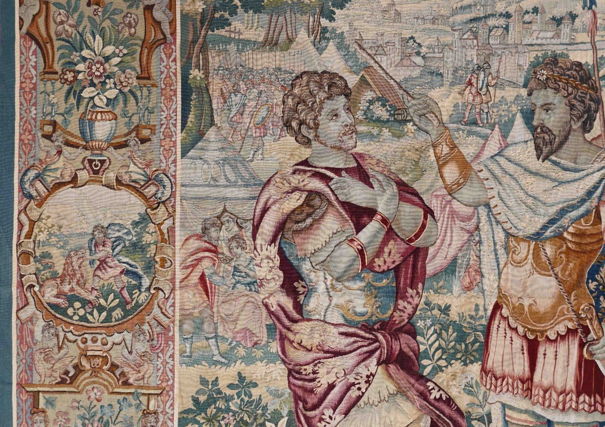 Histoire de Pompée, La Soumission de Labiénus - Tapisserie Atlier Tabard à Aubusson - N° 1419-photo-4