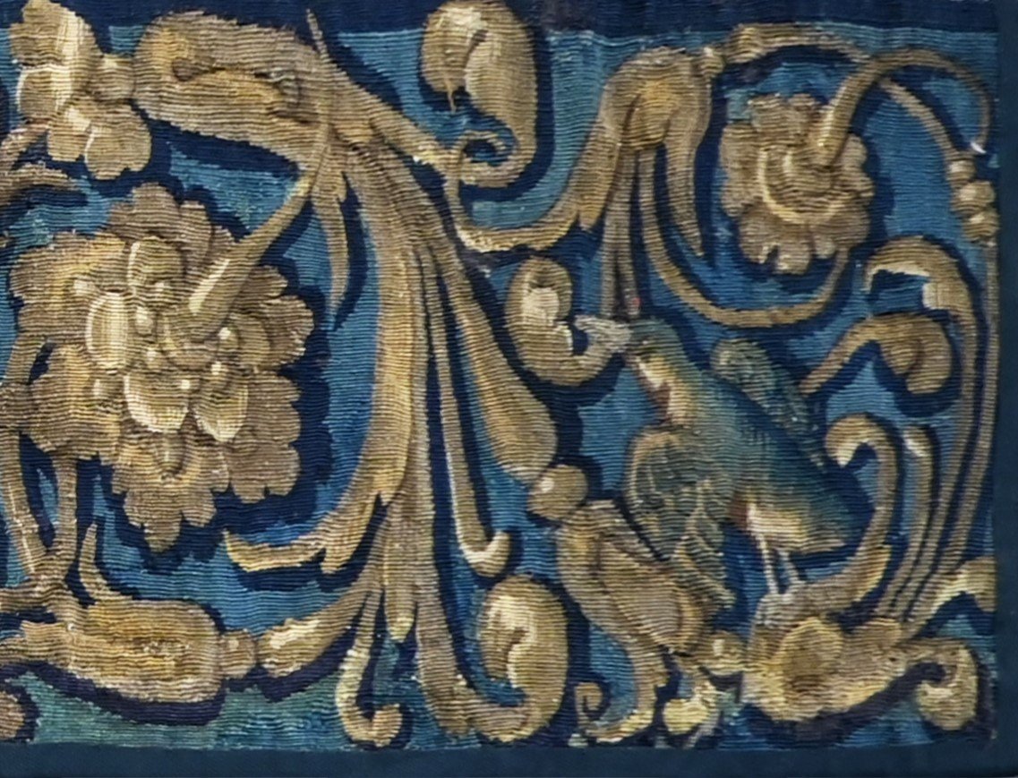 Decorative Element, Fragment Of Tapestry Brussels 17th Century - No. 1450 -photo-2