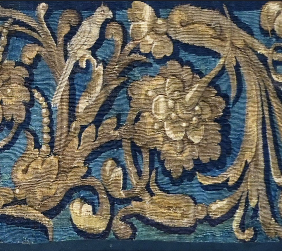 Decorative Element, Fragment Of Tapestry Brussels 17th Century - No. 1450 -photo-3