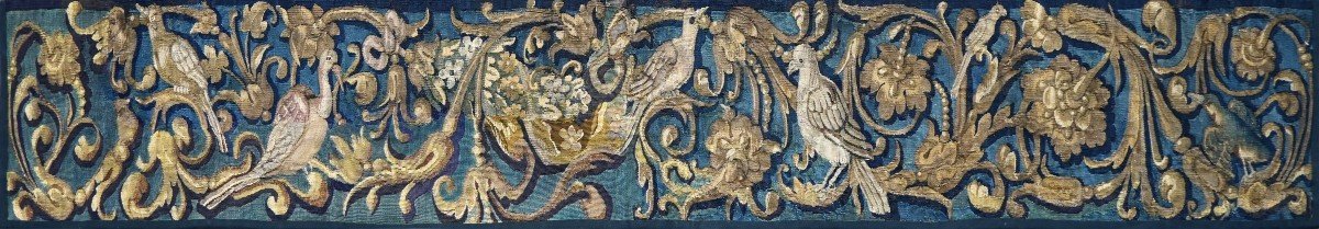 Decorative Element, Fragment Of Tapestry Brussels 17th Century - No. 1450 