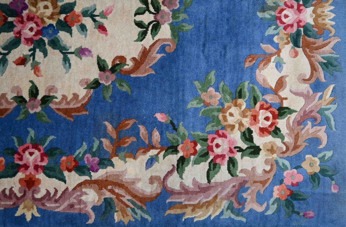 Tapis Français Au Point De Savonnerie,  Circa 1940  | 200x136 , N° 1446-photo-2