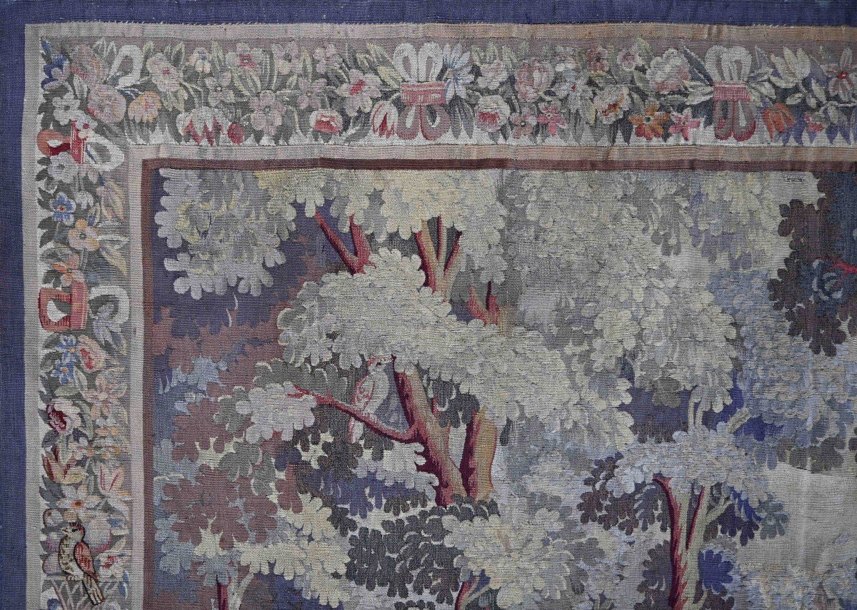 Verdure 19th Century, Tapestry From The Aubusson Factory -230lx183h - No. 1476-photo-3