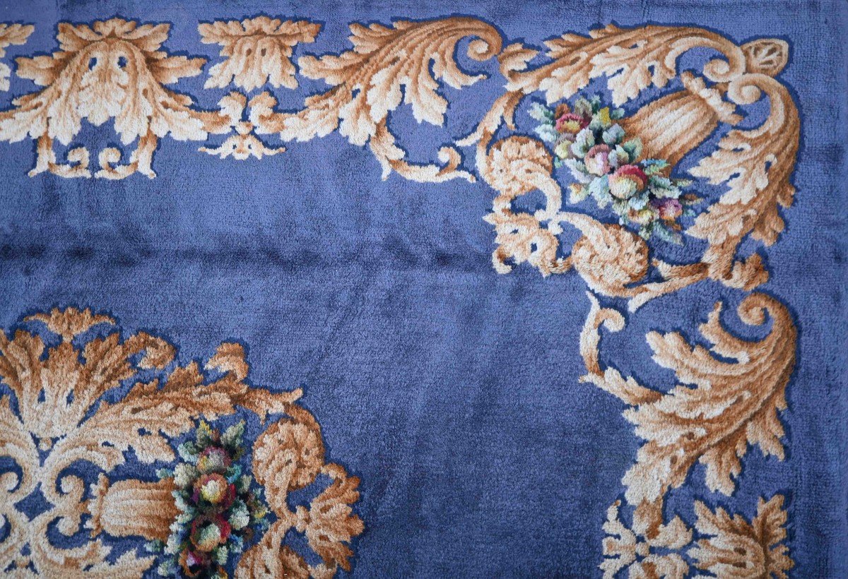 Manufacture De La Savonnerie, Tapis Signé - Circa 1930 - 3m50x2m55 - N° 1466-photo-4