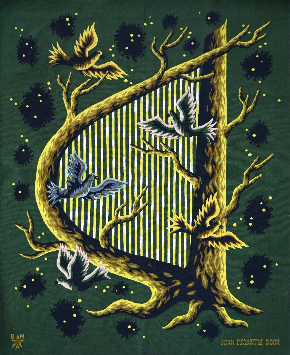 Jean Picart Le Doux, Petite Harpe Des Bois - Tapisserie Aubusson, Maison Berthaut - N° 1536