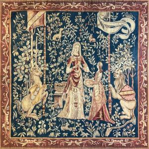 Aubusson Tapestries From The Lady To The Unicorn XIX Es - N° 1107