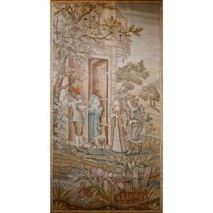 Tapisserie Aubusson Au Petit Point 