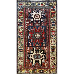 Tapis Lesghi Russe - 150x90 - N&deg; 636