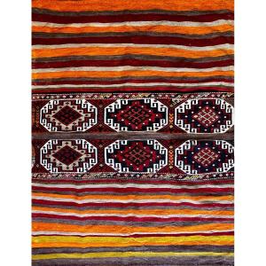 Chuval Kilim Rug - Turkish, Circa 1960 150x112 - N° 1122