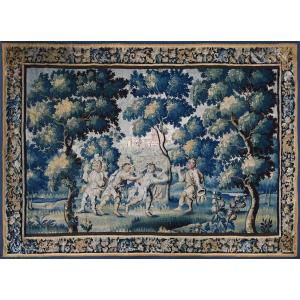 17th Century Flanders Tapestry - Children's Games - L3m55xh2m40 - No. 1367
