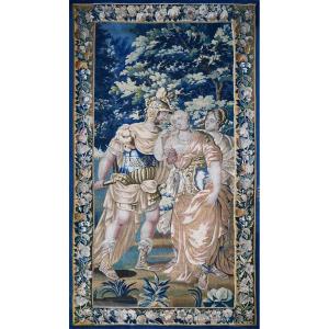 Flanders Tapestry 17th Century - Farewell Of Aeneas To Dido (isaac Moillon) - No. 1409