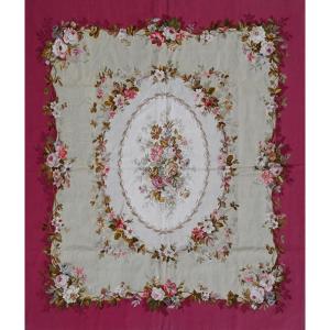 Tapis De la Manufacture d'Aubusson, Napoleon III - 1m90x1m60, Tapisserie N° 1241