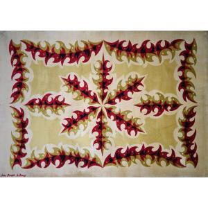 Garden, Jean Picart Le Doux - Rug Signed Bolduc, Dimension 200x300 - Tapestry No. 1487