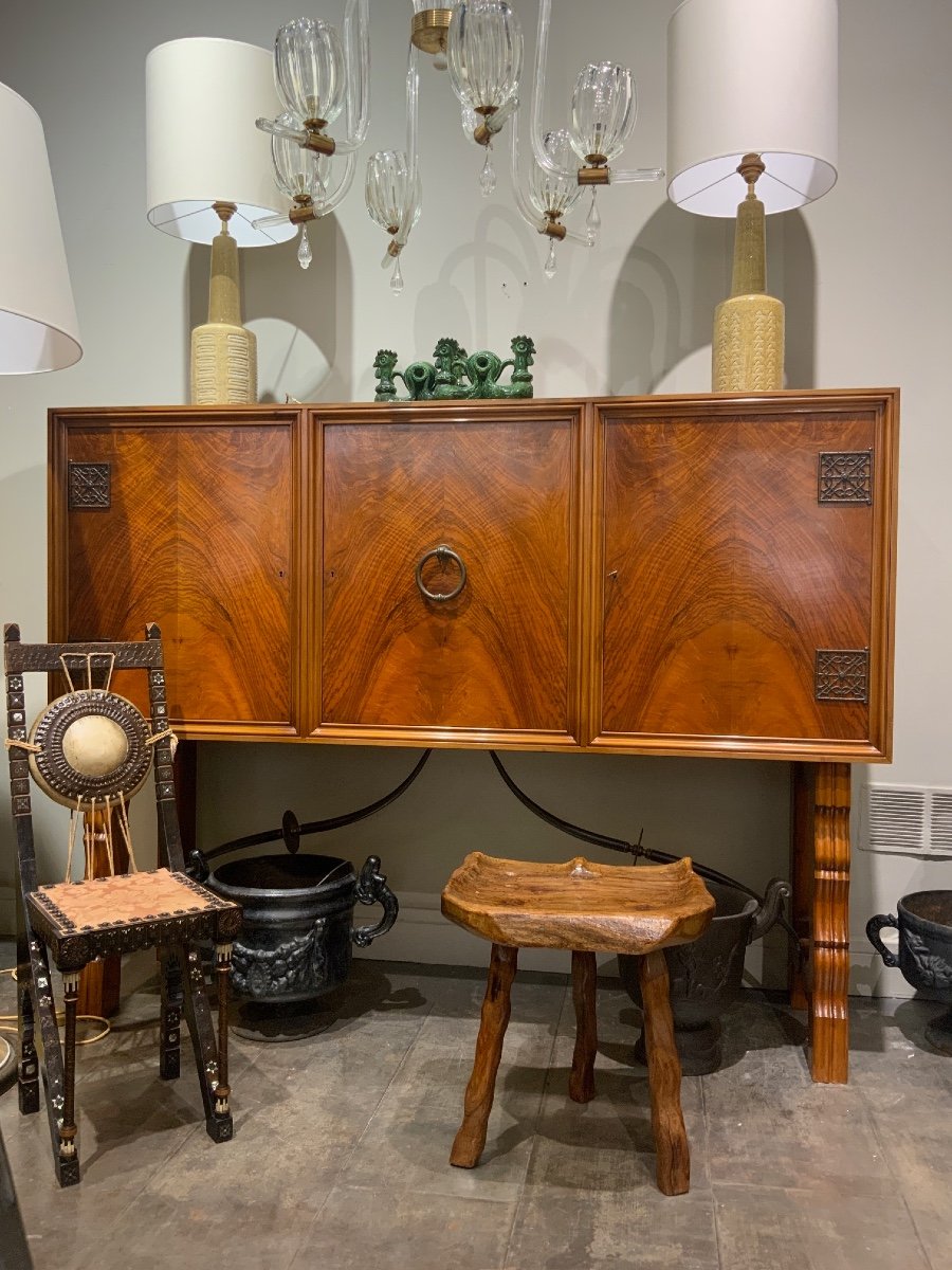 Walnut Cabinet Circa 1940 Sweden 