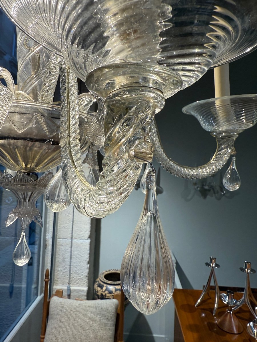 Murano Chandelier Circa 1920 -photo-2