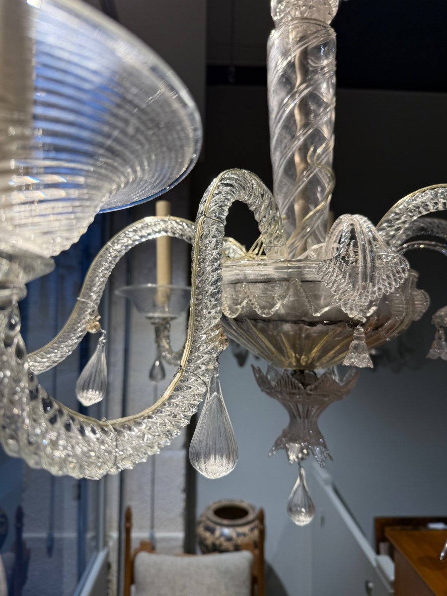 Murano Chandelier Circa 1920 -photo-3