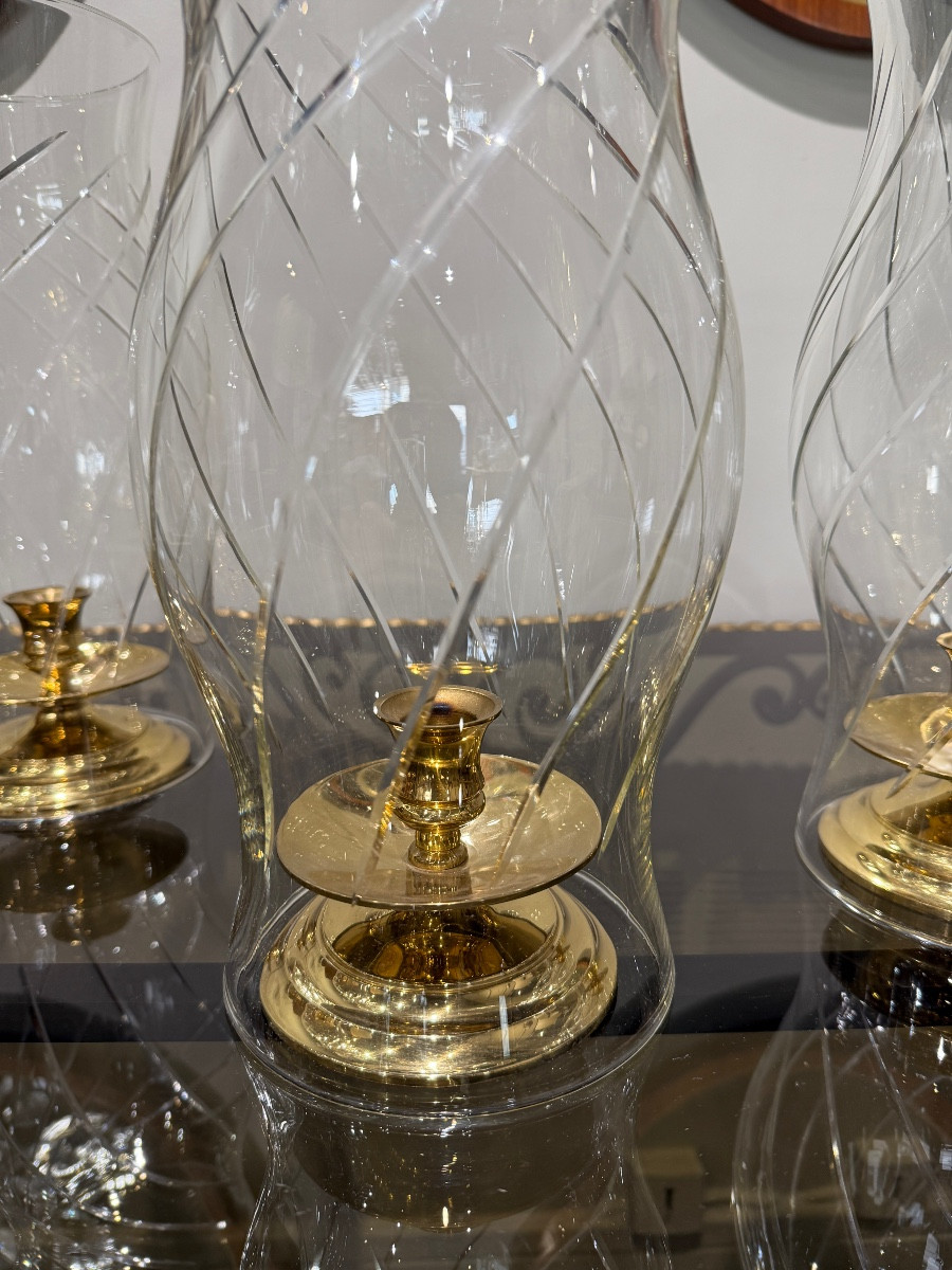  4 Swedish Tealight Holders Circa 1970-photo-2