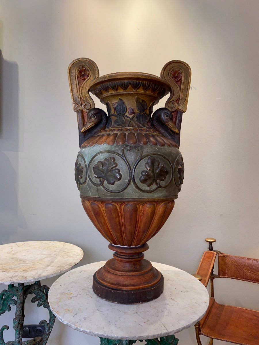 Italian Terracotta Urn Late 19th