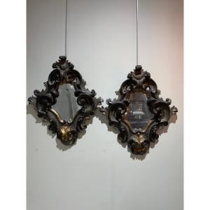 Pair Of Italian Mirrors 18th