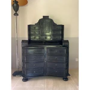 Secretary In Blackened Wood 18th