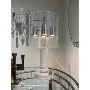 70s Plexiglass Lamp