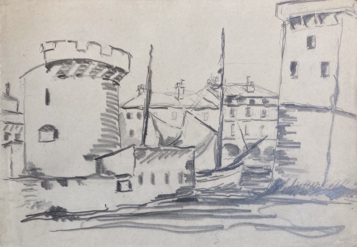 William Nicholson, Les Tours De La Rochelle, 1938