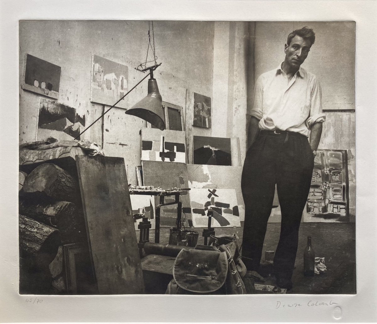 Denise Colomb, Nicolas De Staël In His Studio, 1954-photo-2