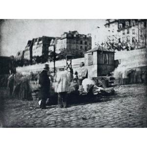 Charles Nègres, The Market, Port Of The Hotel De Ville, Paris, 1851-52