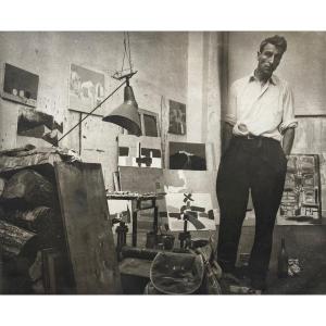 Denise Colomb, Nicolas De Staël In His Studio, 1954