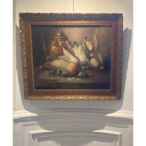 Montigny, Pair Of Still Lifes, Canvases
