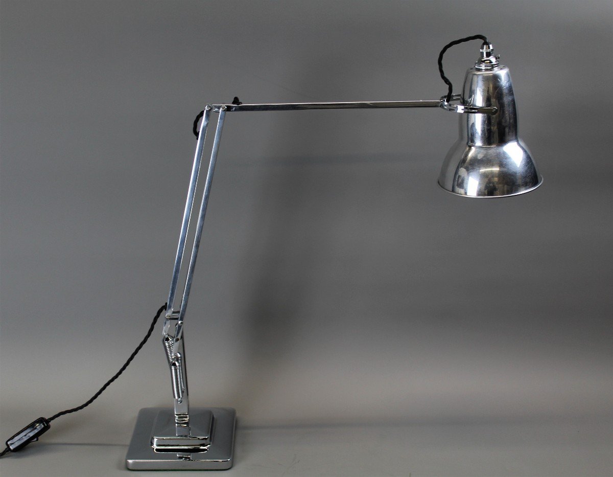 Lampe De Bureau Anglepoise Originale - Mod. 1227 - Angleterre - Vers 1940 -photo-3