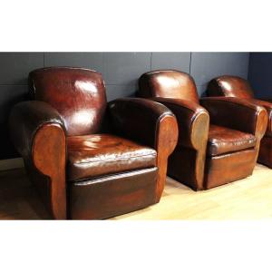 Grand paire de superb Fauteuils Club - Art Deco 