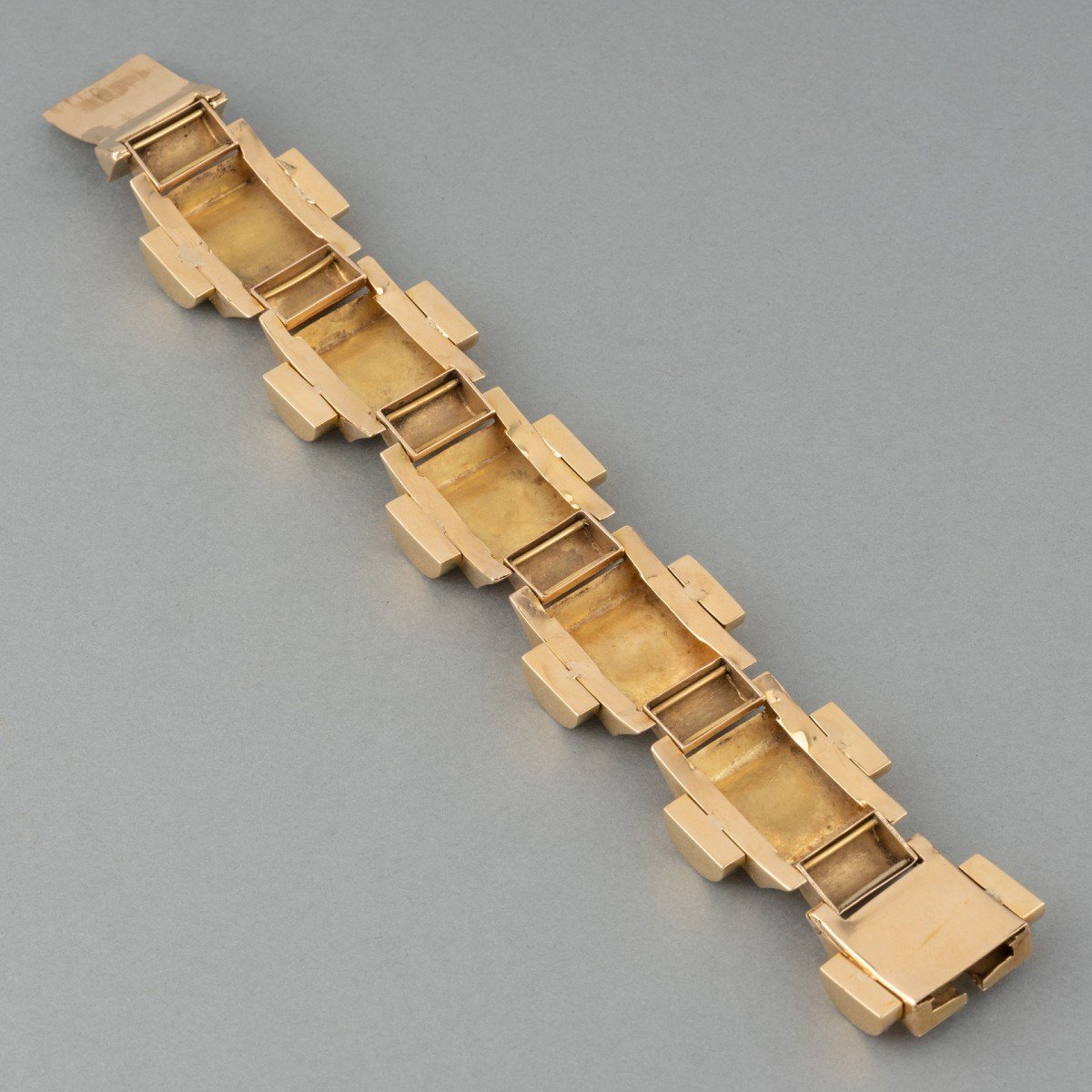 Gold French Tank Bracelet-photo-1