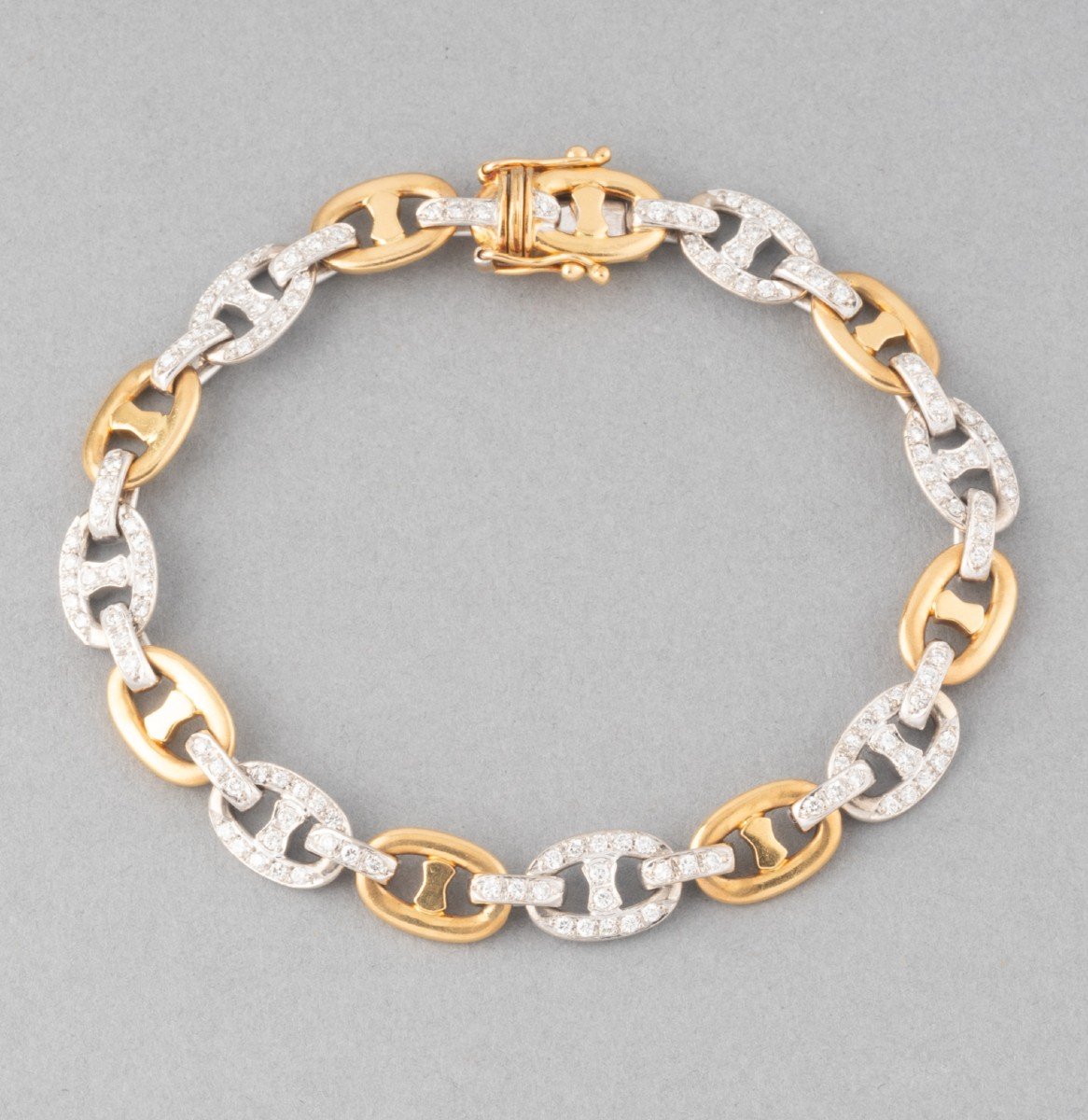 Vintage Gold And Diamond Bracelet