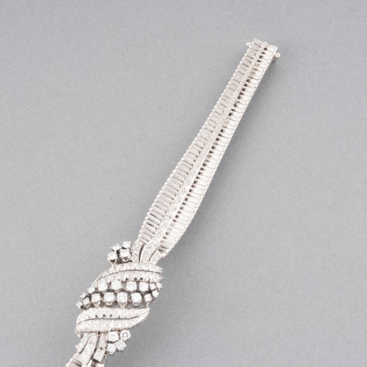 Bracelet Vintage En Or Et Diamants-photo-4