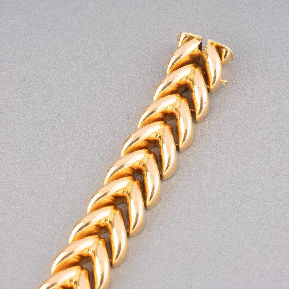 Vintage French Gold Bracelet -photo-1