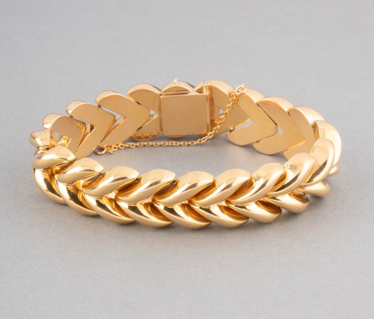 Vintage French Gold Bracelet 