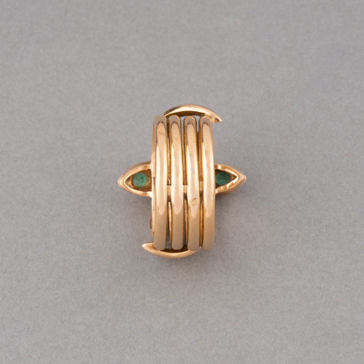 Antique French Gold And Emerald Ring-photo-4