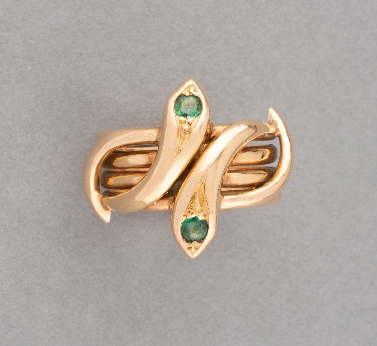 Antique French Gold And Emerald Ring