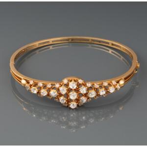 Old Bracelet In Gold And Diamonds