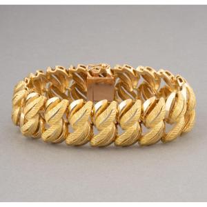 Vintage French Gold Bracelet From The 60s