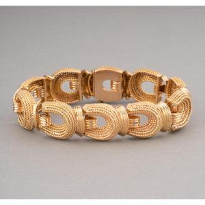 French Retro Gold Bracelet 