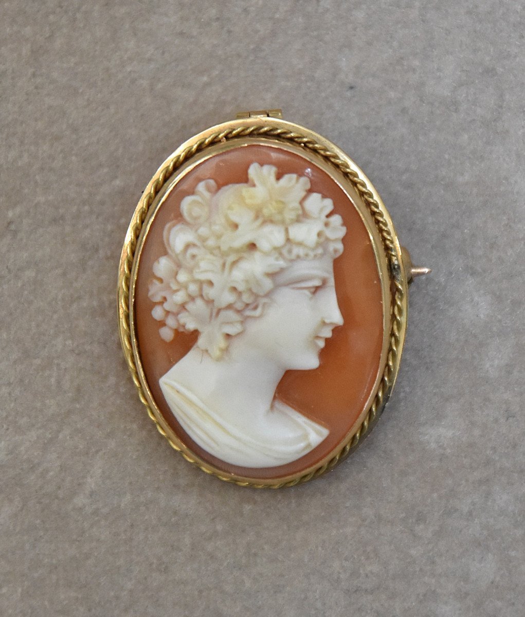 18k Gold Cameo