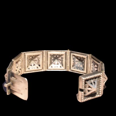 Art Deco "pyramid" Bracelet-photo-4