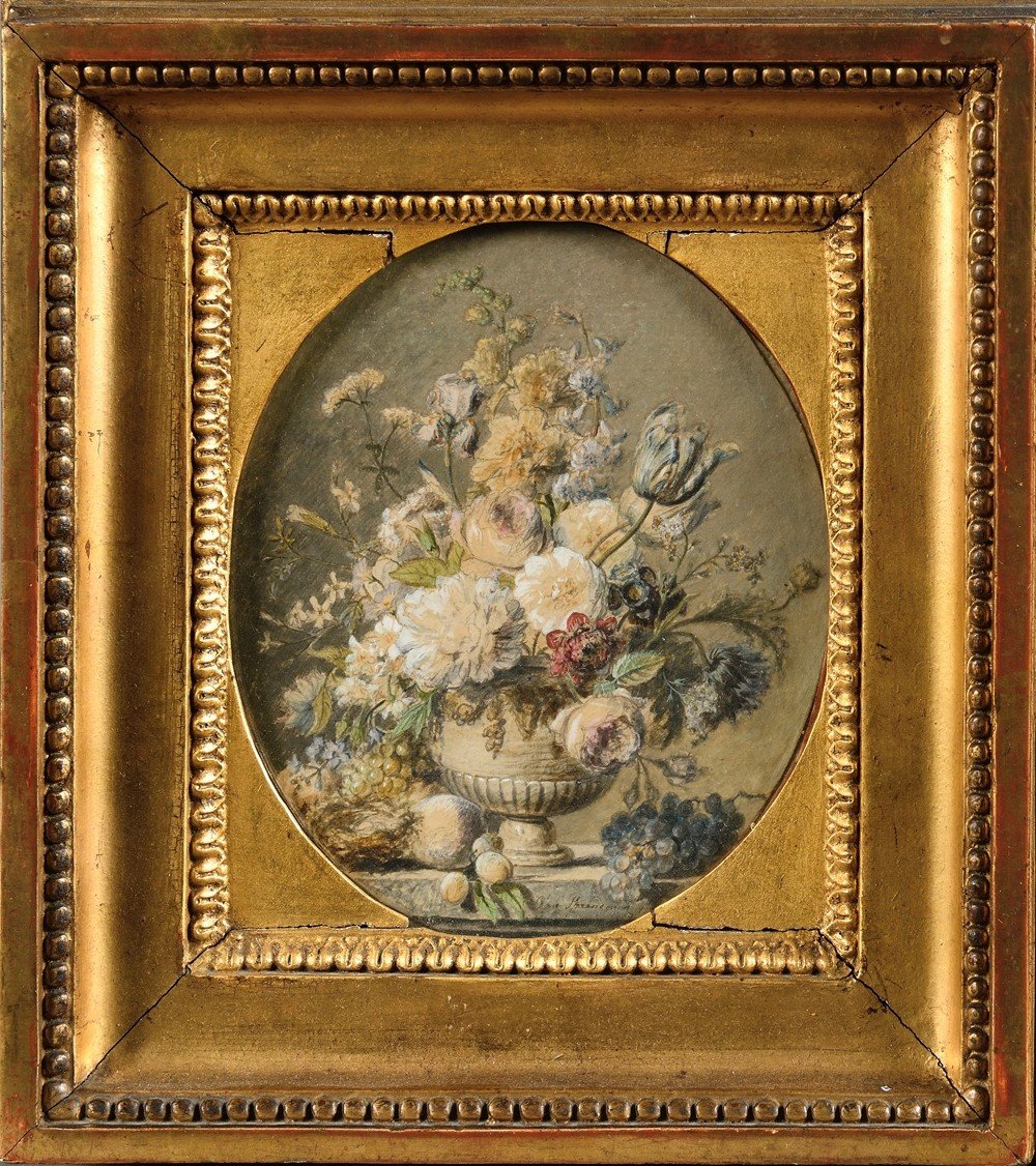 Gérard Van Spaendonck (1746-1822) - Bouquet Of Flowers And Fruits