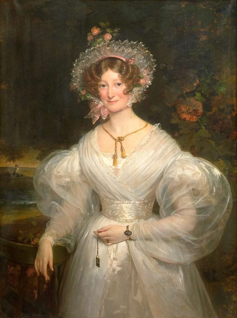 Hortense-haudebourt Lescot (1783-1855) - Portrait Of The Countess Of Ségur-photo-3