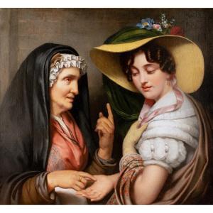 Jan Adam Kruseman (1804 – 1862) - The Fortune Teller