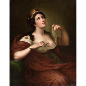 Julie Duvidal De Montferrier (1797 – 1865) - Cleopatra's Suicide 