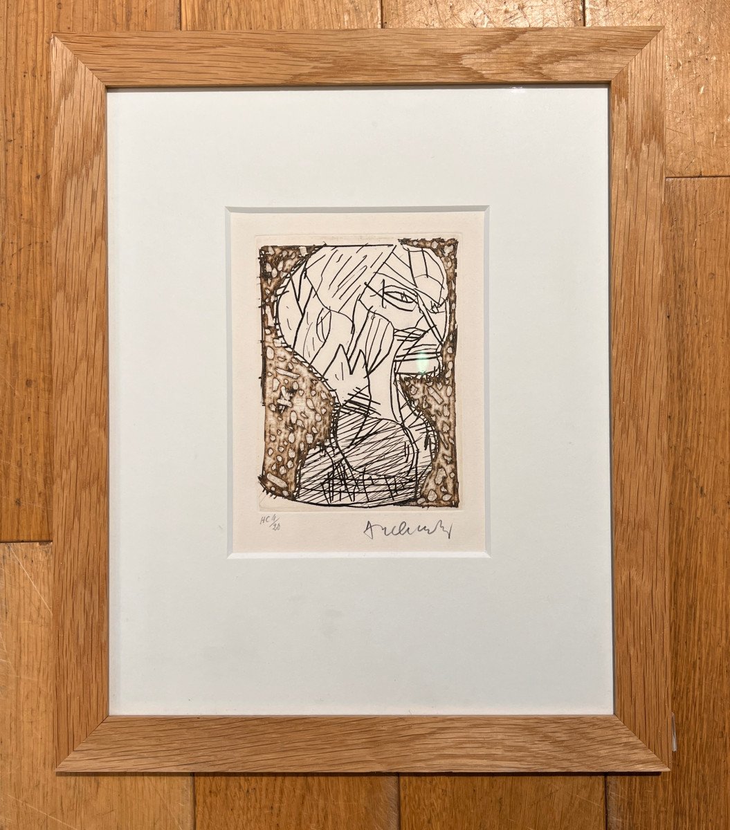 Etching Signed By Alechinsky