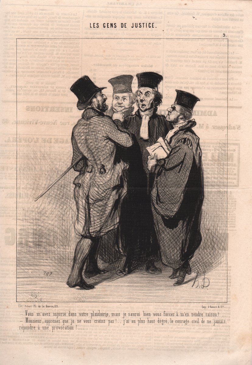 Honoré Daumier :  Les Gens De Justice